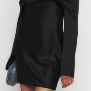 Reformation maves off the shoulder dress